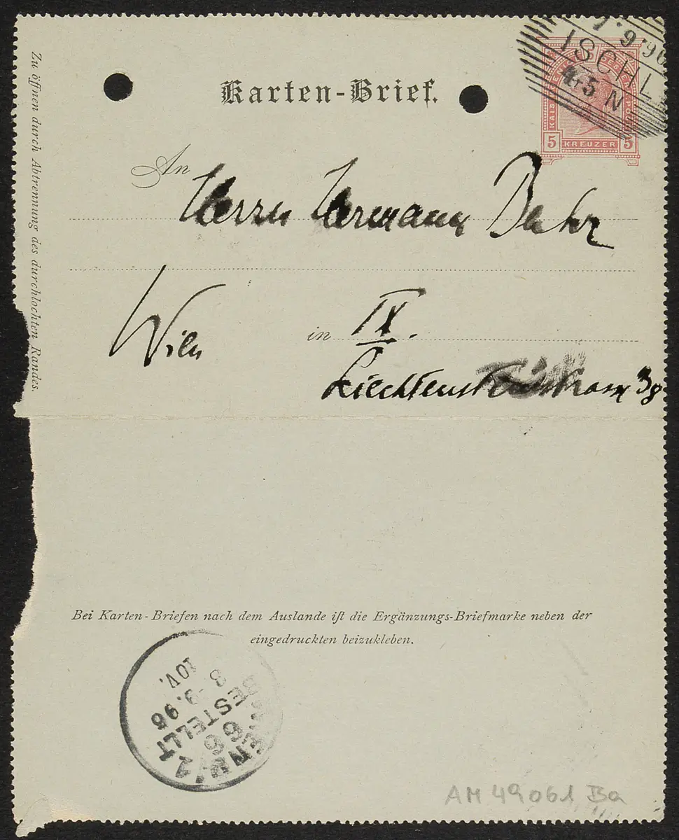 Kartenbrief