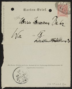 Kartenbrief