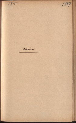 Aufzeichnung