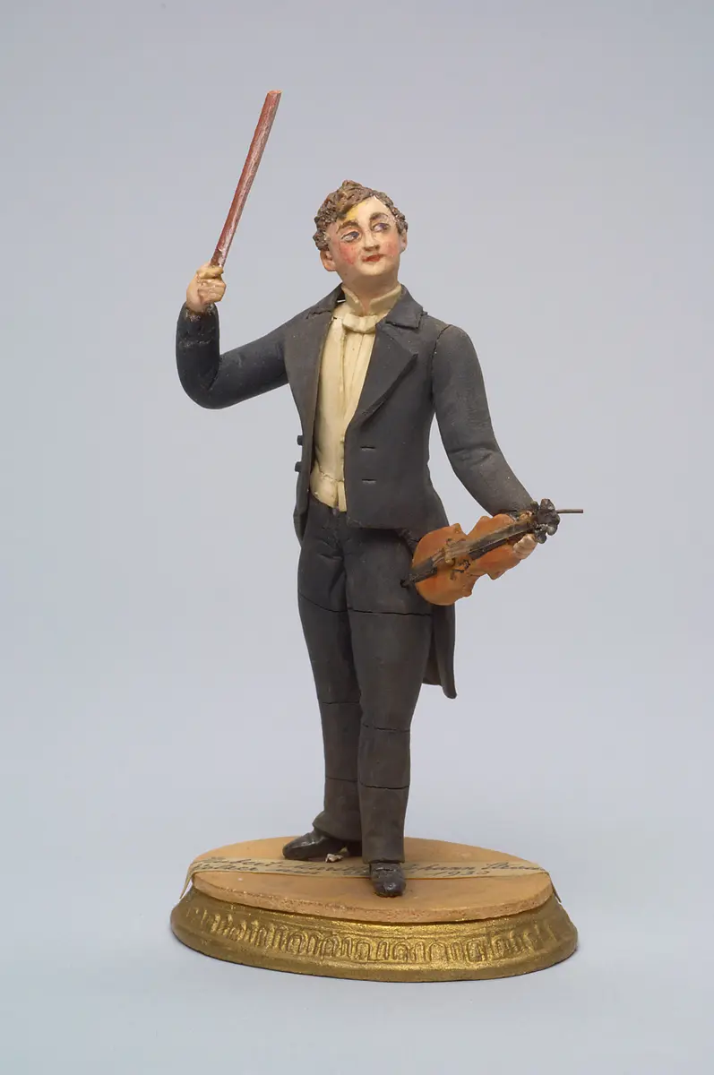 Hubert Marischka als Johann Strauss - Tragantfigur