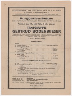Tanzgruppe Gertrud Bodenwieser