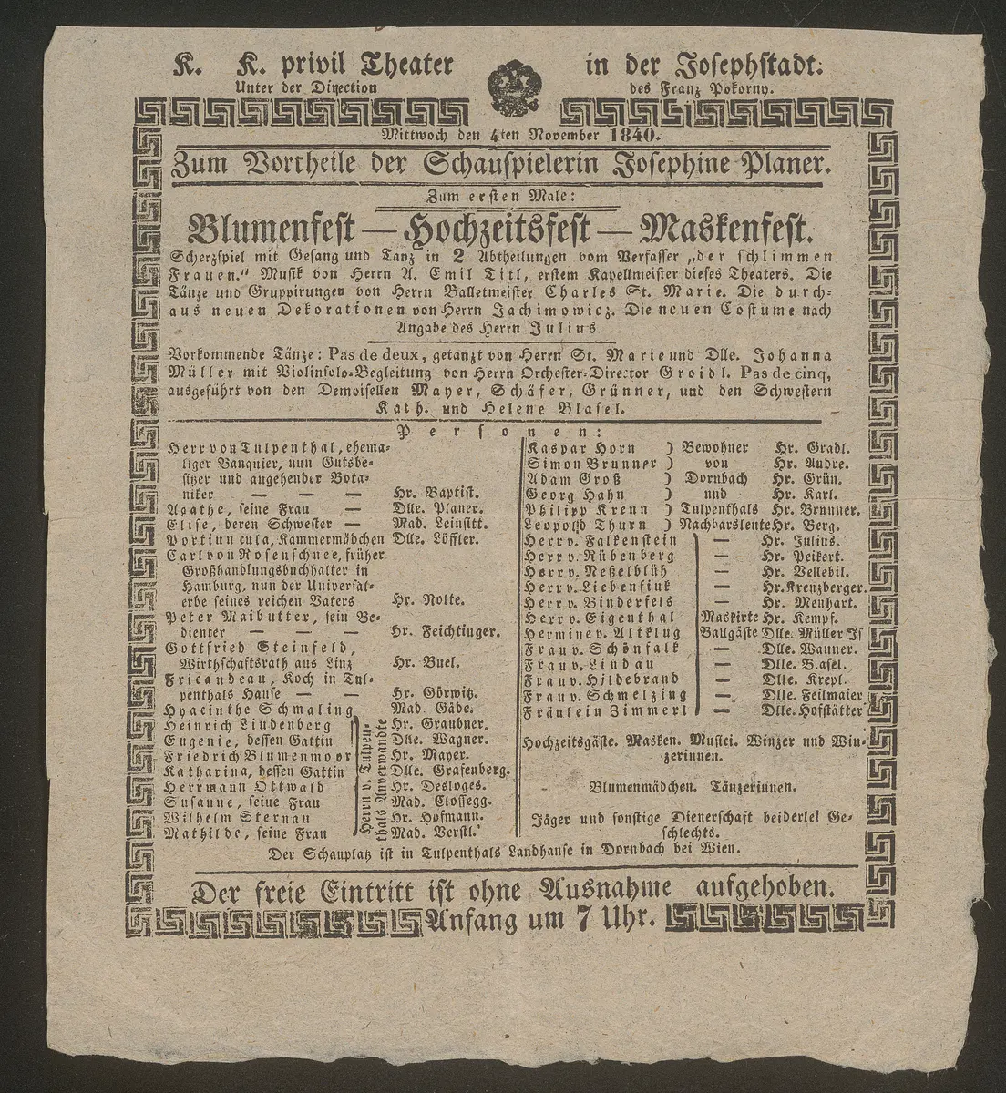 Blumenfest-Hochzeitsfest-Maskenfest