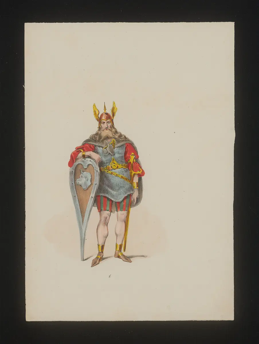 I Normanni a Parigi, Titel der Serie: Neue Costume-Sammlung verschiedener Zeiten und Nationen