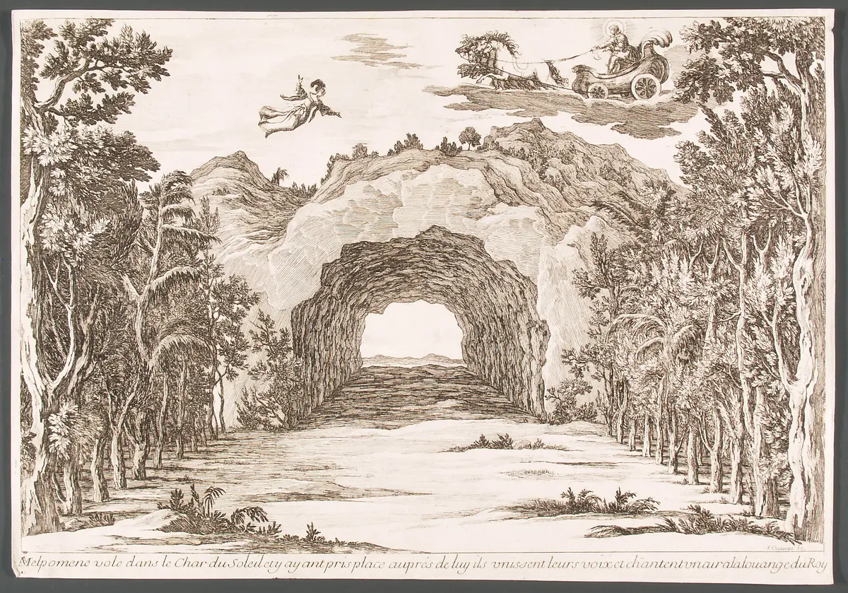 Andromede, Titel in Vorlageform: Andromède. Tragédie Representée avec les Machines sur le Theatre Royal de Bourbon, Alternativtitel: Andromeda