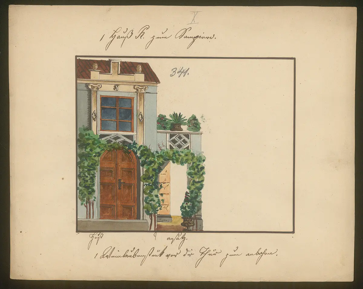 Sampiero, Titel der Serie: Dekorationsfundus der Hoftheater (Altbestand aus der ersten Hälfte des 19. Jh.)