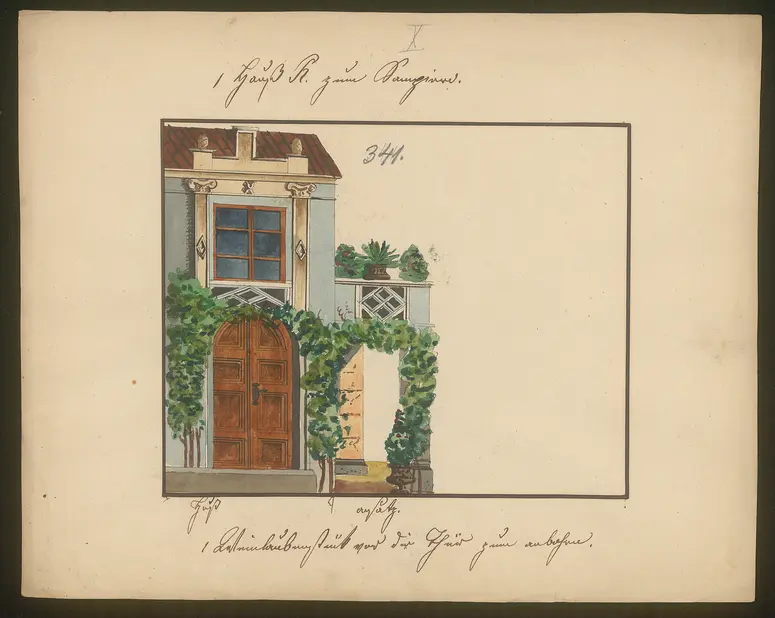 Sampiero, Titel der Serie: Dekorationsfundus der Hoftheater (Altbestand aus der ersten Hälfte des 19. Jh.)