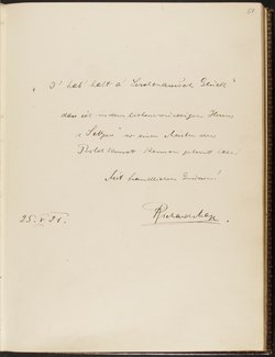 Gästebuch. Atelier Franz-Xaver Setzer, Wien