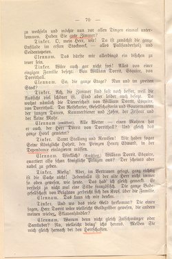 Klein Dorrit. Lustspiel in drei Akten