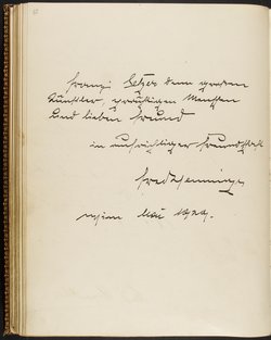 Gästebuch. Atelier Franz-Xaver Setzer, Wien