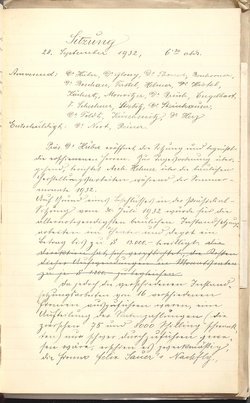 Protokolle der Ausschusssitzungen des Vereines des Deutschen Volkstheaters in Wien