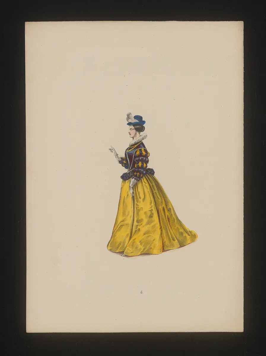 Marie von Medicis, Titel der Serie: Neue Costume-Sammlung verschiedener Zeiten und Nationen