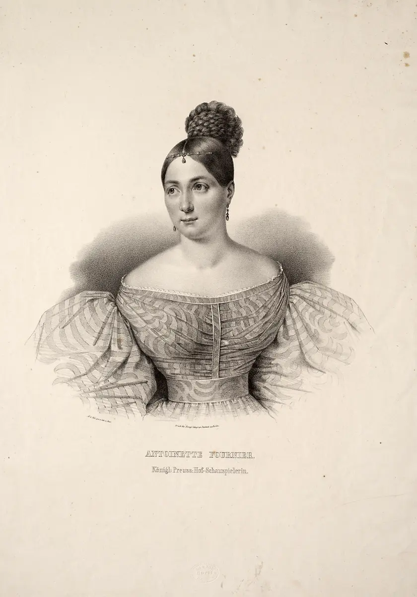 Antonie Fournier, Titel in Vorlageform: Antoinette Fournier