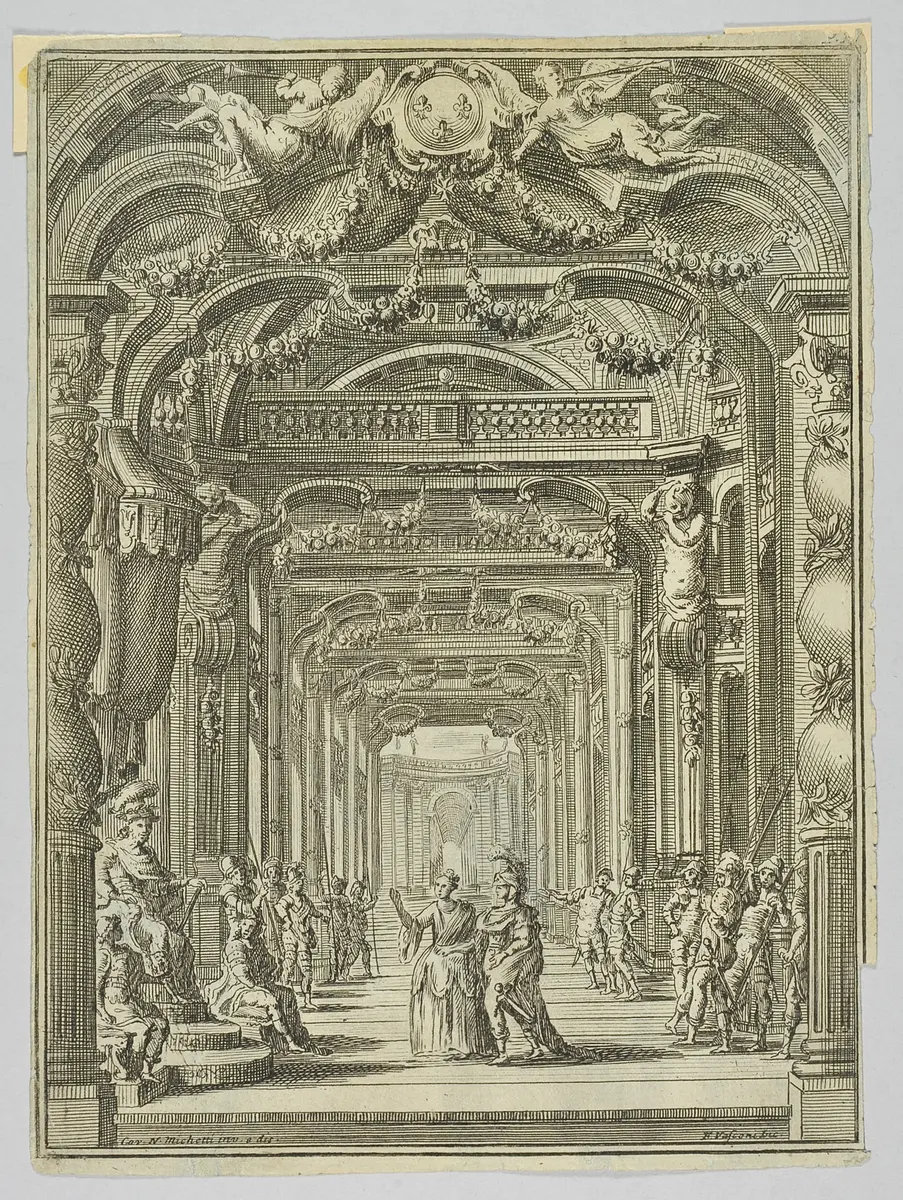 Carlo magno, Titel in Vorlageform: Carlo Magno Festa Teatrale in Occasione della Nascita del Delfino