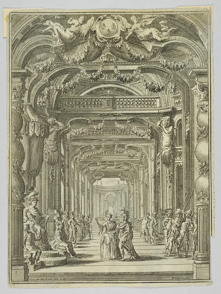 Carlo magno, Titel in Vorlageform: Carlo Magno Festa Teatrale in Occasione della Nascita del Delfino