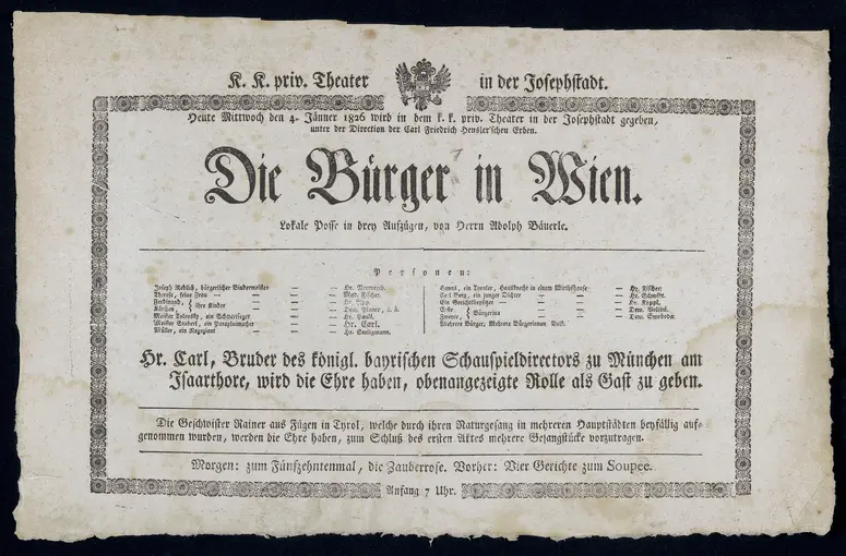 Die Bürger in Wien