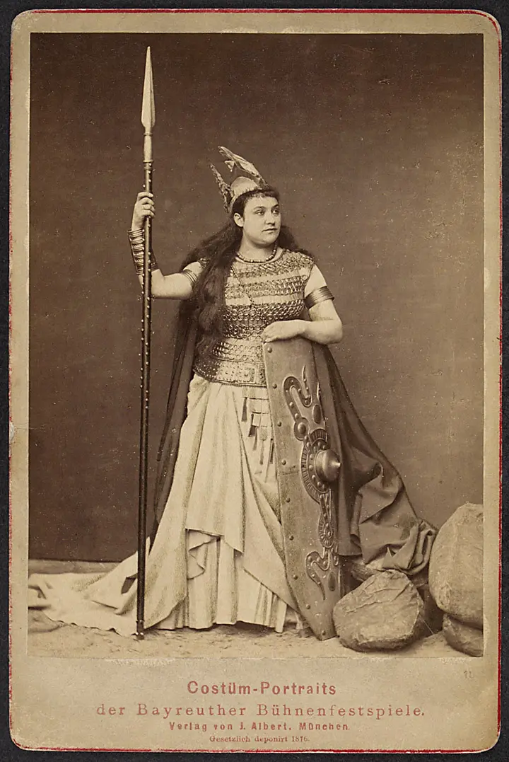 Amalie Materna, Verweis auf Stücktitel: Die Walküre