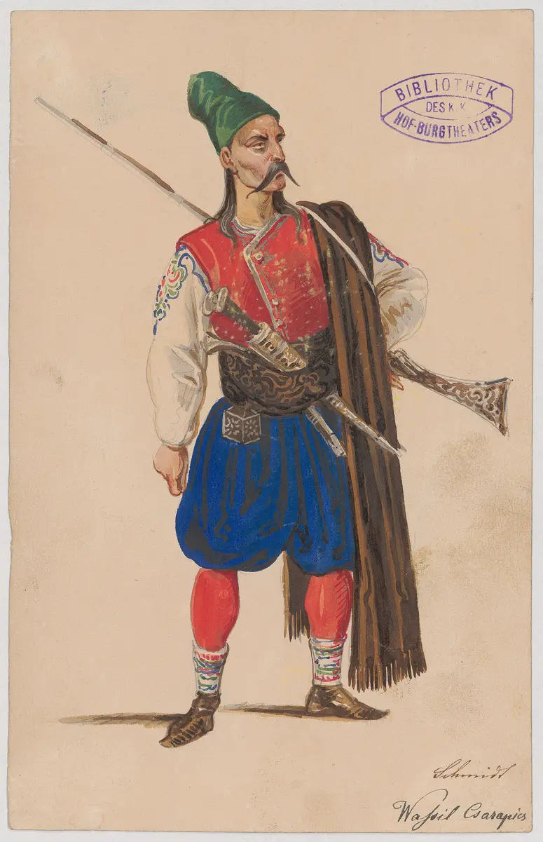 Czerny Georg, Titel der Serie: Figurinen des k.k. Hof-Burgtheaters