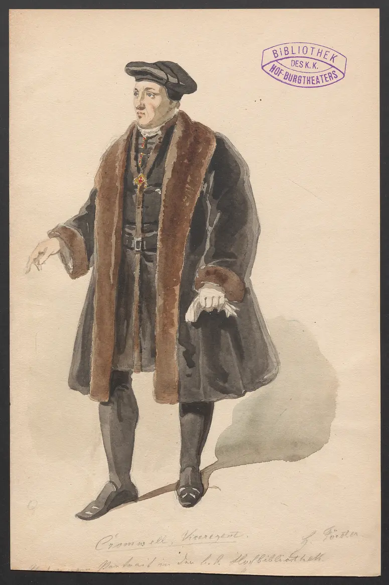 Katharina Howard, Titel der Serie: Figurinen des k.k. Hof-Burgtheaters