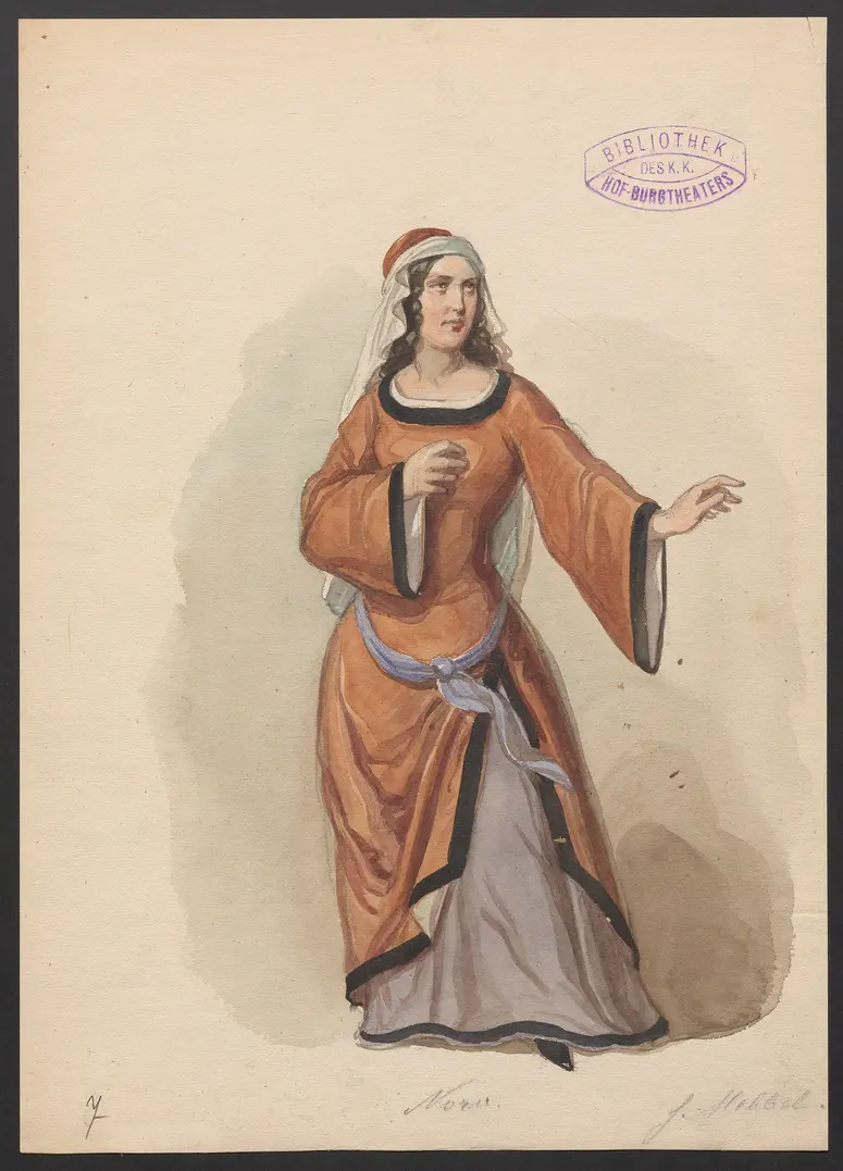 Pietra, Titel der Serie: Figurinen des k.k. Hof-Burgtheaters