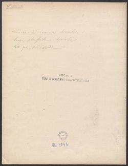 Die Ballnacht, Alternativtitel: Gustav, oder Der Maskenball, Originaltitel: Gustave III., ou Le bal masqué, Titel der Serie: Figurinen des k.k. Hofoperntheaters