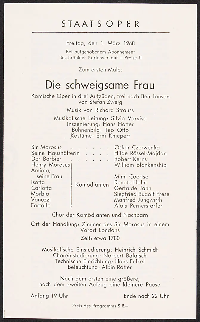 Die schweigsame Frau