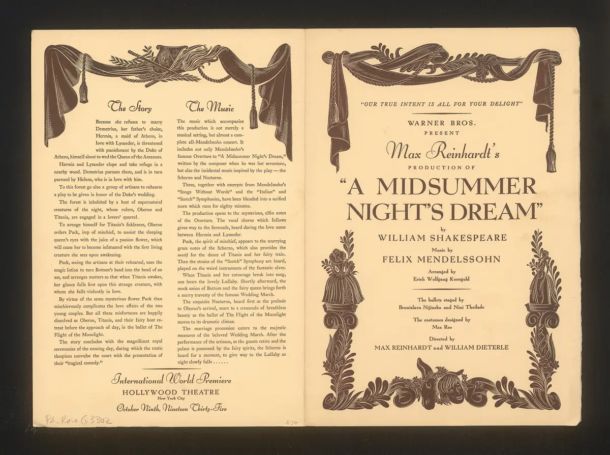 Ein Sommernachtstraum (A Midsummer Night's Dream)