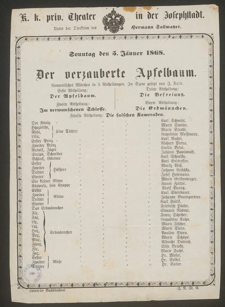 Der verzauberte Apfelbaum