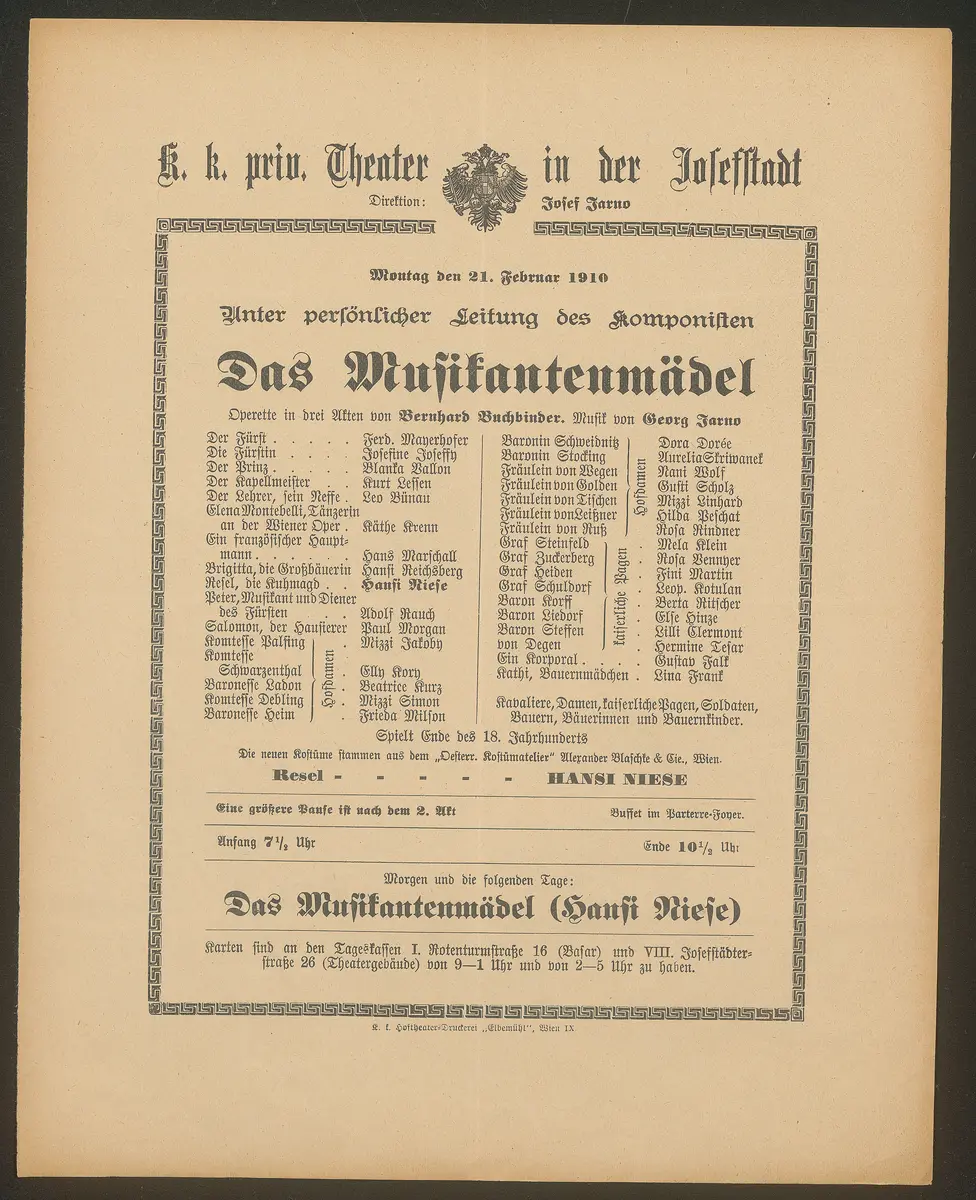 Das Musikantenmädel