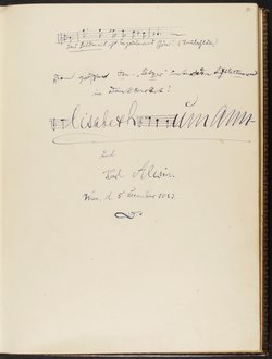 Gästebuch. Atelier Franz-Xaver Setzer, Wien