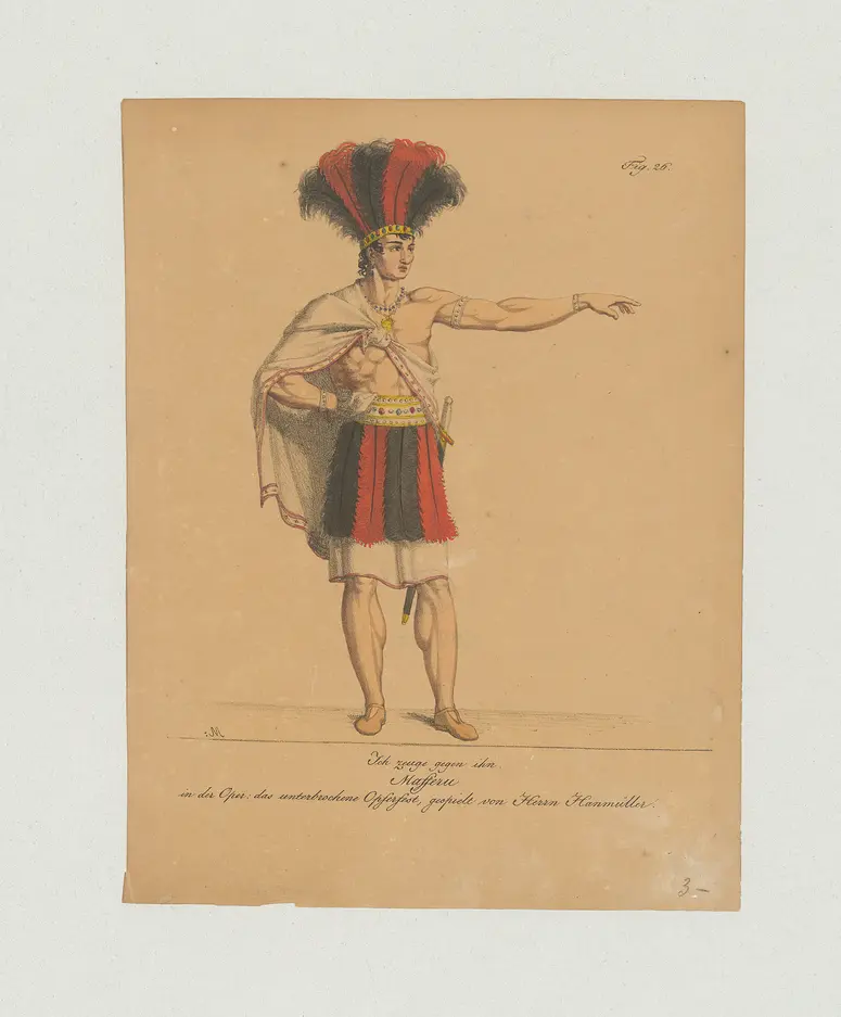 Josef Anton Hanmüller, Name der Zeitschrift: Münchner Theater-Journal, Verweis auf Stücktitel: Das unterbrochene Opferfest