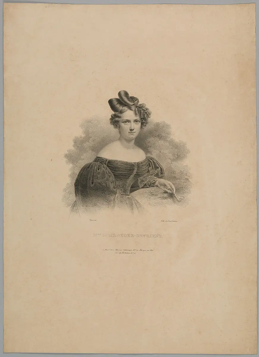 Wilhelmine Schröder-Devrient, Titel in Vorlageform: Mme. Schroeder-Devrient