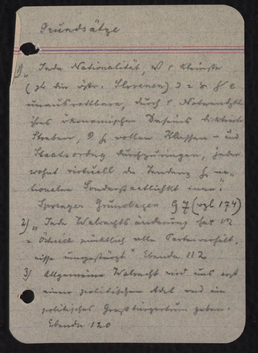 Skizzenbuch I / Österreich I