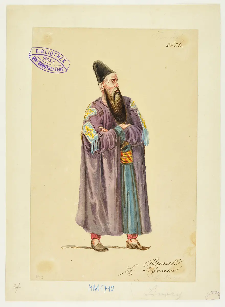 Turandot, Prinzessin von China, Suchtitel: Turandot, Titel der Serie: Figurinen des k.k. Hof-Burgtheaters