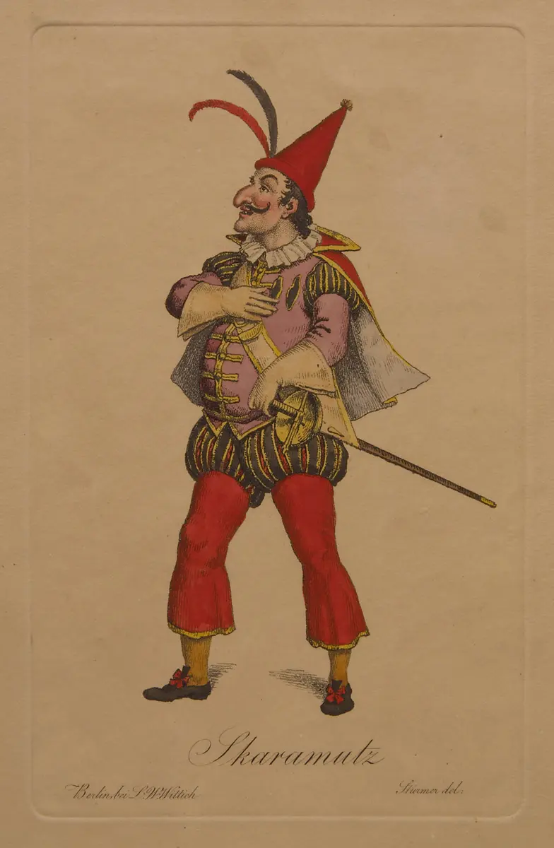 Skaramutz, Suchtitel: Commedia dell'arte