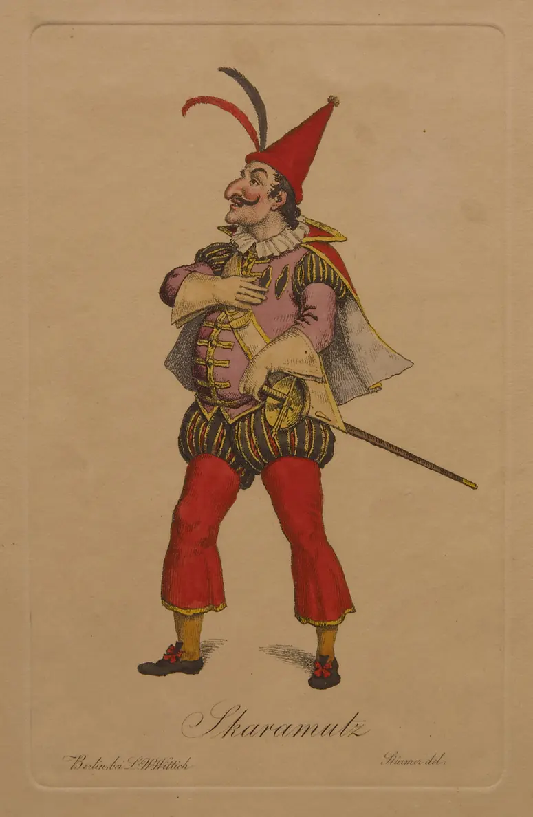 Skaramutz, Suchtitel: Commedia dell'arte