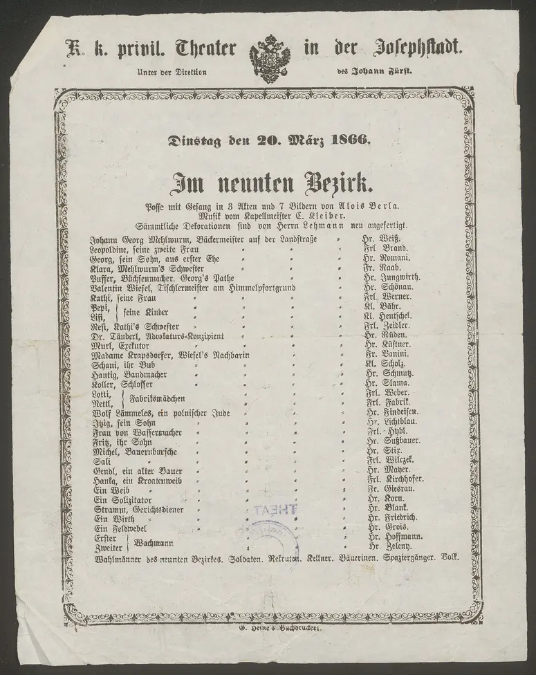 Im neunten Bezirk