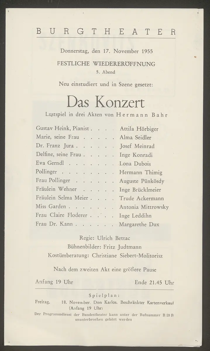 Das Konzert