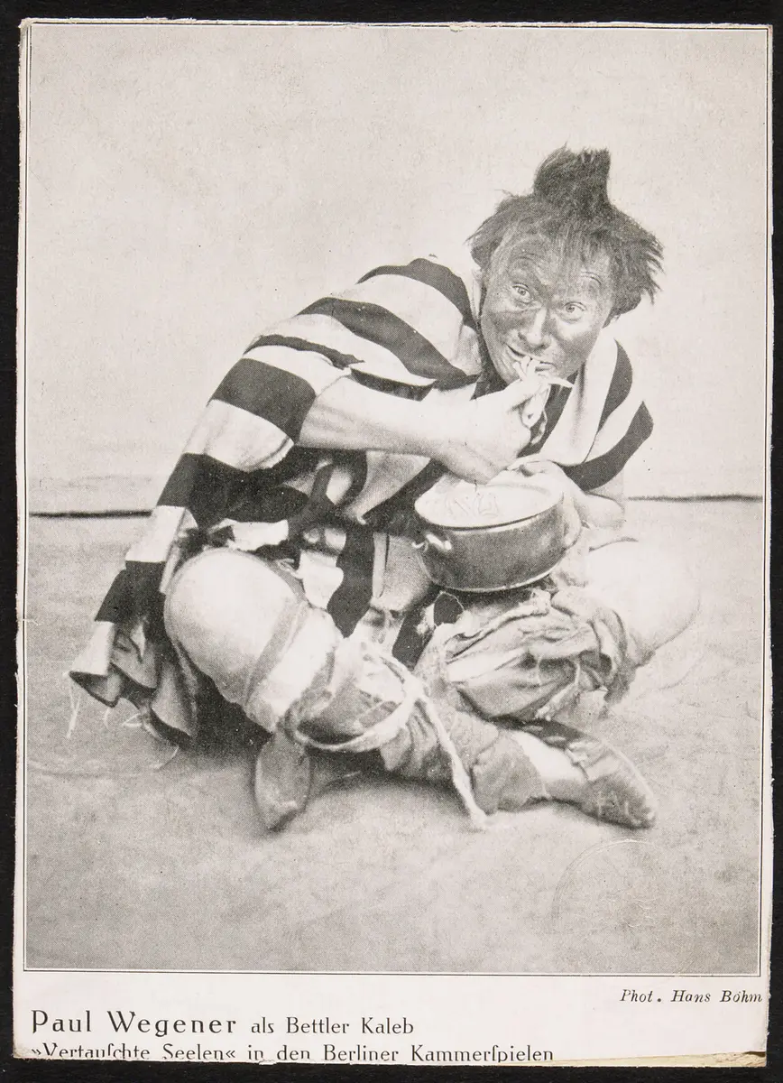 Paul Wegener, Verweis auf Stücktitel: Vertauschte Seelen
