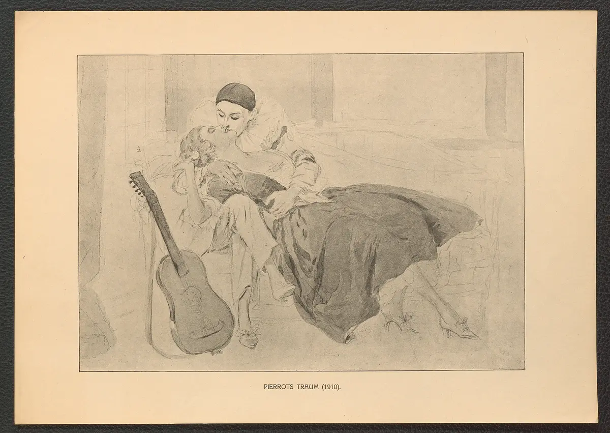Pierrots Traum. (1910), Titel der Serie: Theo Zasche's Lachendes Wien
