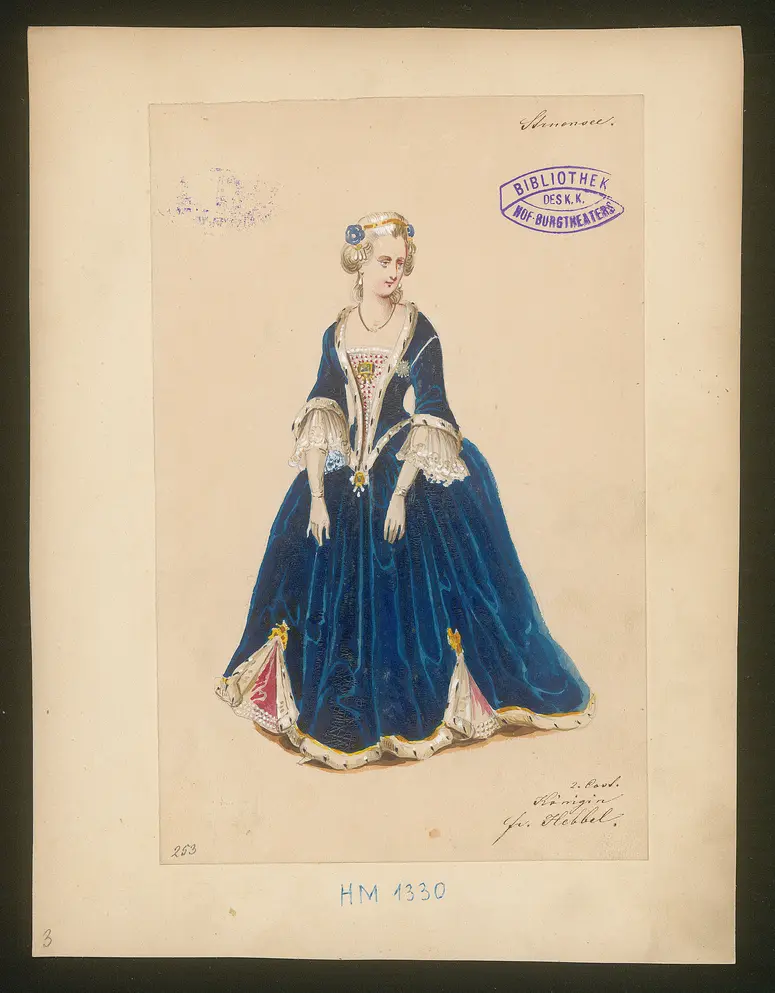 Struensee und die Deutschen in Dänemark, Titel der Serie: Figurinen des k.k. Hof-Burgtheaters