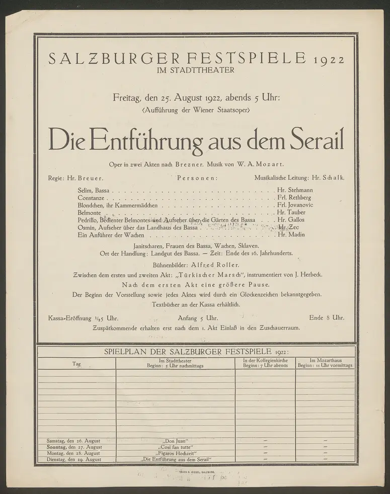 Die Entführung aus dem Serail
