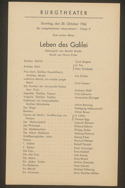 Leben des Galilei