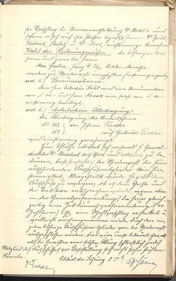 Protokolle der Ausschusssitzungen des Vereines des Deutschen Volkstheaters in Wien