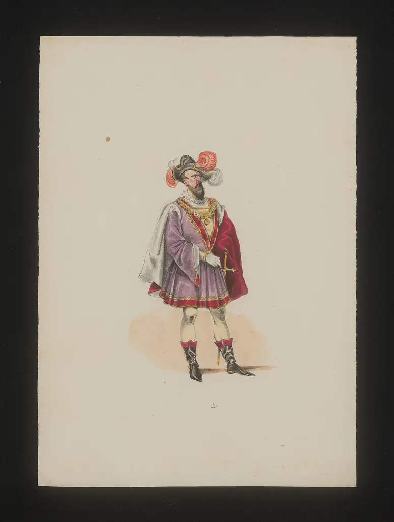 Sampiero, Titel der Serie: Neue Costume-Sammlung verschiedener Zeiten und Nationen