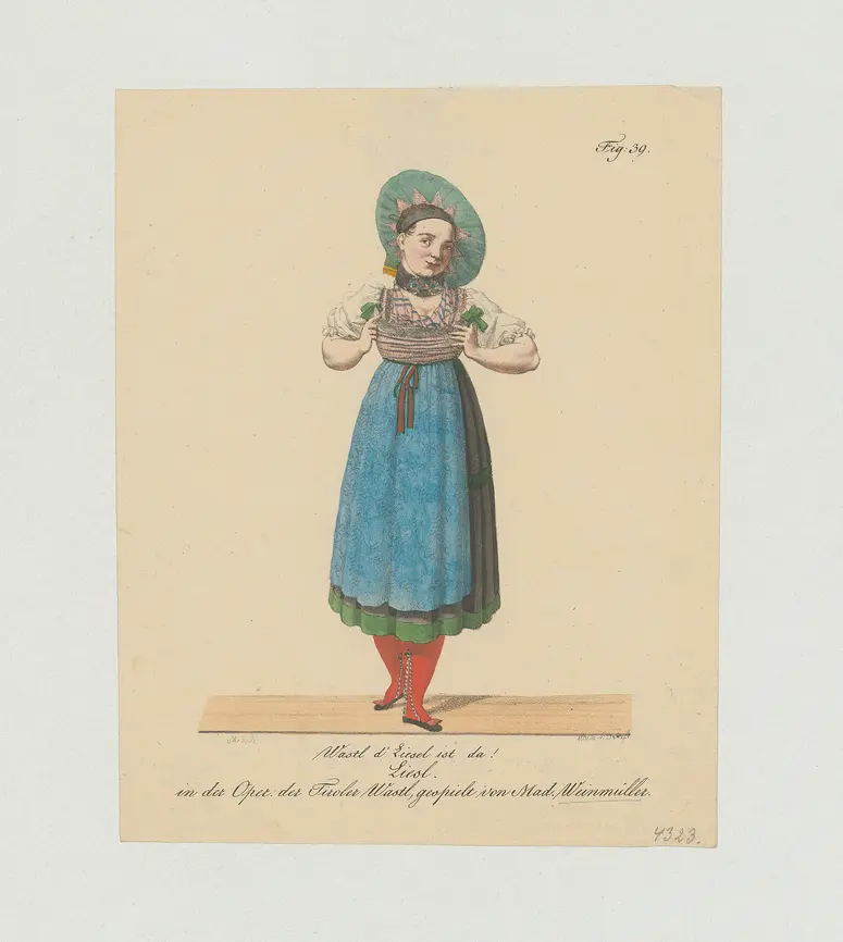 Frau Weinmüller, Name der Zeitschrift: Münchner Theater-Journal, Verweis auf Stücktitel: Der Tiroler Wastl