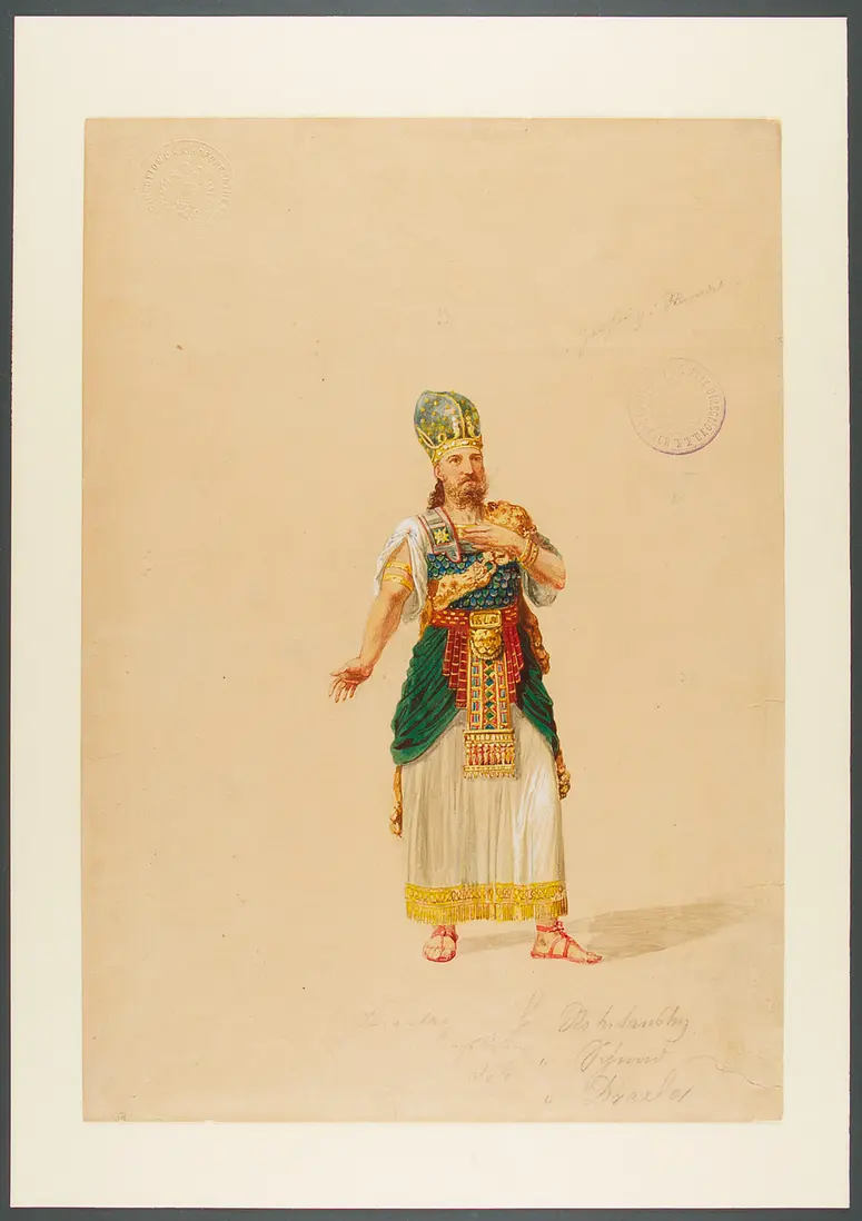 Die Zauberflöte, Titel der Serie: Figurinen des k.k. Hofoperntheaters