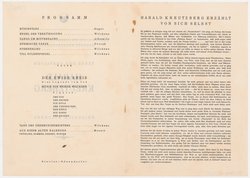 Tänze und Gestalten Harald Kreutzberg, Verweis auf Stücktitel: Der ewige Kreis