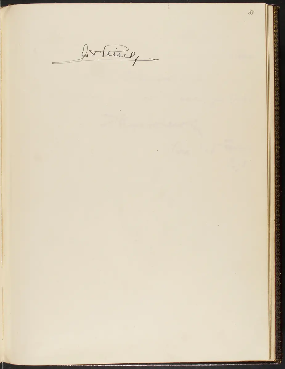 Gästebuch. Atelier Franz-Xaver Setzer, Wien