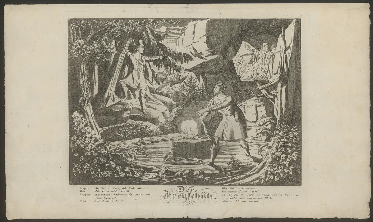 Der Freischütz, Titel in Vorlageform: Der Freyschütz