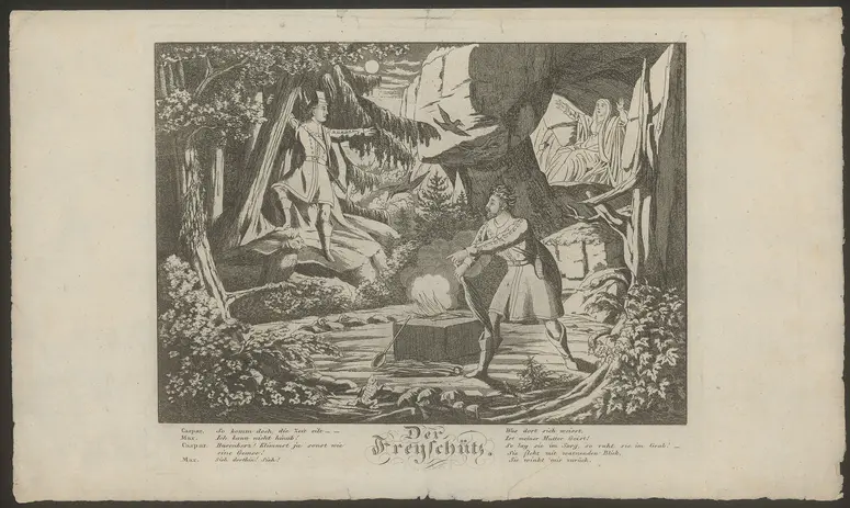 Der Freischütz, Titel in Vorlageform: Der Freyschütz